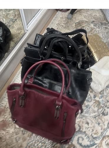 Женские сумки — набор - Классическая модель-тоут с жёсткими ручками at lalafo.kg Женские сумки — набор - Классическая модель-тоут с жёсткими ручками