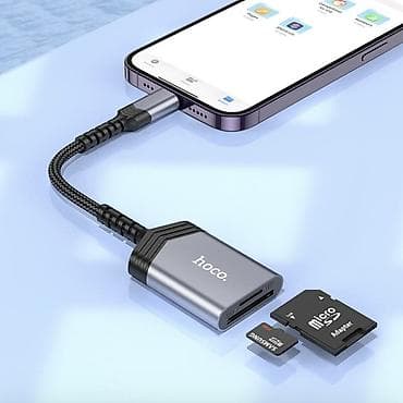 UA25, кард ридер, для Lightning на SD + TF, поддержка карт памяти до at lalafo.kg UA25, кард ридер, для Lightning на SD + TF, поддержка карт памяти до