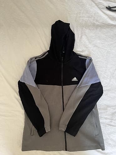 Мужская толстовка, L, Adidas, Б/у, цвет - Черный, Самовывоз at lalafo.kg Мужская толстовка, L, Adidas, Б/у, цвет - Черный, Самовывоз