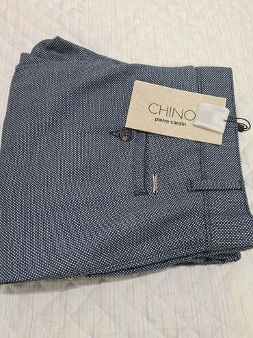 Мужские брюки Pierre Cardin Chino из Турции, новые, оригинал at lalafo.kg Мужские брюки Pierre Cardin Chino из Турции, новые, оригинал