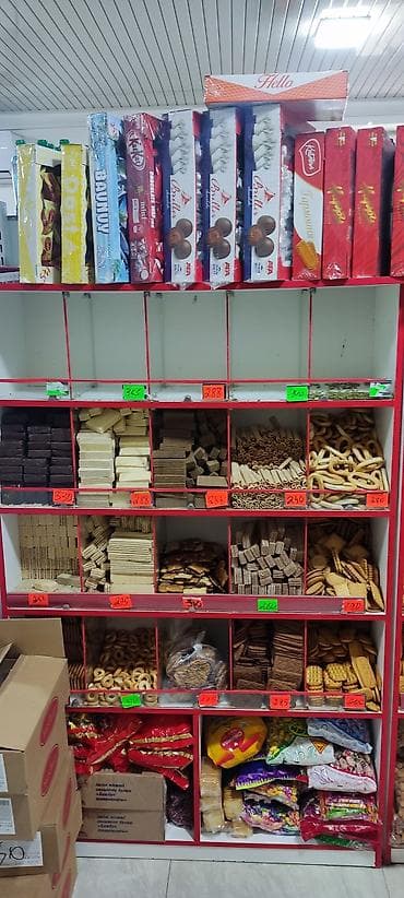 Большой ассортимент печенья и сладостей на развес и в упаковке. - lalafo.kg да — 1 Большой ассортимент печенья и сладостей на развес и в упаковке. - — 1