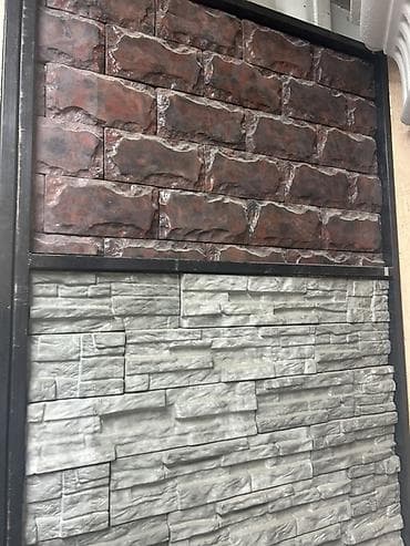 Облицовочные панели под камень и кирпич - Тип: декоративные стеновые lalafo.kg да Облицовочные панели под камень и кирпич - Тип: декоративные стеновые
