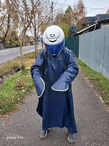 МОТО- Плащ-дождевик для СКУТЕРА высокого качества с вшитыми варежками at lalafo.kg — 3 МОТО- Плащ-дождевик для СКУТЕРА высокого качества с вшитыми варежками — 3