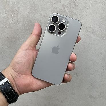 IPhone 15 Pro, Б/у, 256 ГБ, Natural Titanium, 99 % at lalafo.kg IPhone 15 Pro, Б/у, 256 ГБ, Natural Titanium, 99 %