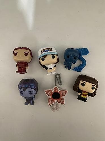 Коллекция мини-фигурок kinder joy Funko по сериалу «Stranger Things» at lalafo.kg Коллекция мини-фигурок kinder joy Funko по сериалу «Stranger Things»