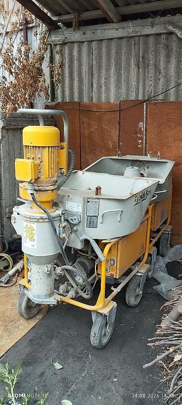 Передвижная штукатурная станция Putzmeister MP 25, предназначенная для at lalafo.kg Передвижная штукатурная станция Putzmeister MP 25, предназначенная для