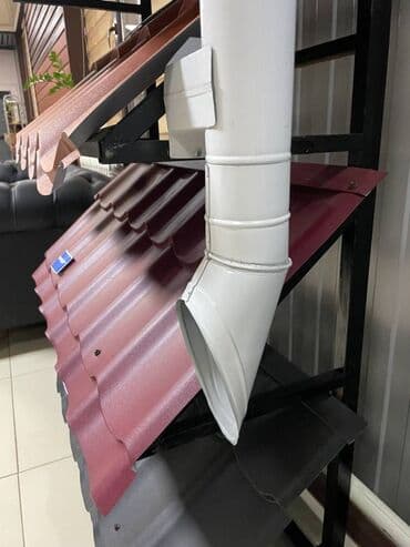 Металлочерепица: Водосточная система — элемент кровли, главной задачей которого lalafo.kg да — 3 Металлочерепица: Водосточная система — элемент кровли, главной задачей которого — 3