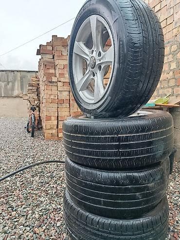 Колеса в сборе 225 / 60 / R 16, Лето, Б/у, Комплект, Легковые, Литые, отверстий - 5 at lalafo.kg Колеса в сборе 225 / 60 / R 16, Лето, Б/у, Комплект, Легковые, Литые, отверстий - 5