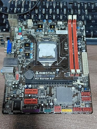 Материнская плата, Б/у, Biostar, LGA1155, Для ПК at lalafo.kg Материнская плата, Б/у, Biostar, LGA1155, Для ПК
