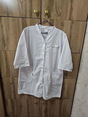 Медицинский халат MUBINA Collection - Размер: 54 (указан на ярлыке) - at lalafo.kg Медицинский халат MUBINA Collection - Размер: 54 (указан на ярлыке) -