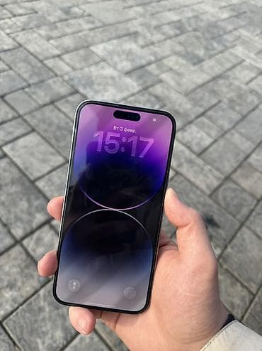 IPhone 14 Pro Max, Б/у, 128 ГБ, Deep Purple, Коробка, 79 % at lalafo.kg IPhone 14 Pro Max, Б/у, 128 ГБ, Deep Purple, Коробка, 79 %