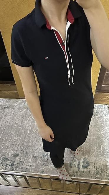 Лосиналар, леггинсылар: Платье-туника женская темно-синее. Новая абсолютно, некуда носить) lalafo.kg да — 2 Лосиналар, леггинсылар: Платье-туника женская темно-синее. Новая абсолютно, некуда носить) — 2