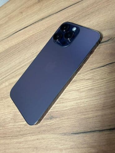 IPhone 14 Pro, Б/у, 128 ГБ, Deep Purple, Коробка, 86 % at lalafo.kg IPhone 14 Pro, Б/у, 128 ГБ, Deep Purple, Коробка, 86 %