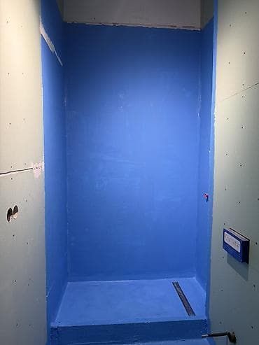 Рубероид: Гидроизоляция душевой/санузла «под плитку» - Выполнена обмазочная lalafo.kg да — 3 Рубероид: Гидроизоляция душевой/санузла «под плитку» - Выполнена обмазочная — 3