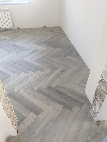 Укладка пола, Монтаж напольных плинтусов, Стяжка пола | Ковролин, Ламинат, Паркет Больше 6 лет опыта at lalafo.kg — 4 Укладка пола, Монтаж напольных плинтусов, Стяжка пола | Ковролин, Ламинат, Паркет Больше 6 лет опыта — 4