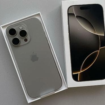 IPhone 16 Pro, Б/у, 128 ГБ, Natural Titanium, Защитное стекло, Кабель, Коробка, 96 % at lalafo.kg IPhone 16 Pro, Б/у, 128 ГБ, Natural Titanium, Защитное стекло, Кабель, Коробка, 96 %