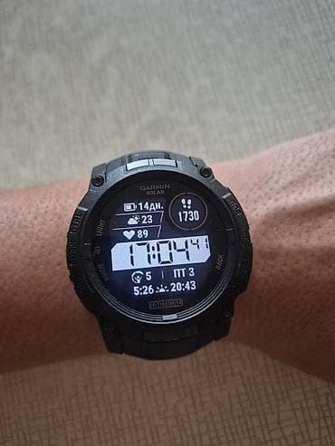 Garmin Instinct 3 Solar Tactical (черный) Тактические смарт‑часы с at lalafo.kg Garmin Instinct 3 Solar Tactical (черный) Тактические смарт‑часы с