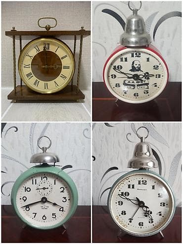 Продам антикварные часы, СССР, рабочие. Цена 3000 сом каждый, без at lalafo.kg Продам антикварные часы, СССР, рабочие. Цена 3000 сом каждый, без