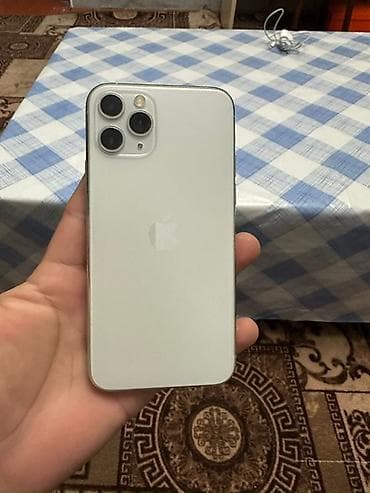 IPhone 11 Pro, 256 ГБ, Күмүш, 80 % lalafo.kg да IPhone 11 Pro, 256 ГБ, Күмүш, 80 %