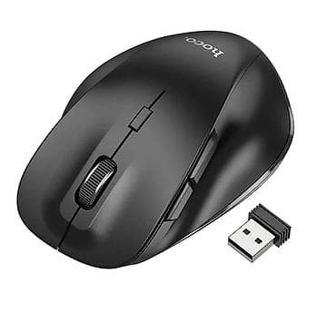 Мышь для компьютера hoco GM24, беспроводная - Двухрежимное at lalafo.kg Мышь для компьютера hoco GM24, беспроводная - Двухрежимное