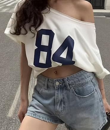 Футболка, Оверсайз, Хлопок, Новый, S, M, L at lalafo.kg Футболка, Оверсайз, Хлопок, Новый, S, M, L