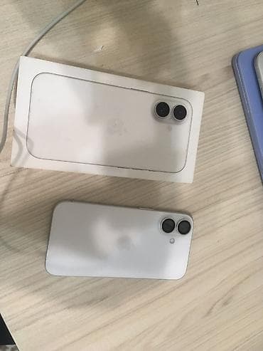 IPhone 16, Б/у, 128 ГБ, Белый, Зарядное устройство, Защитное стекло, Чехол, 93 % at lalafo.kg IPhone 16, Б/у, 128 ГБ, Белый, Зарядное устройство, Защитное стекло, Чехол, 93 %