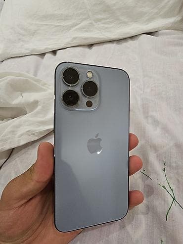 IPhone 13 Pro, Б/у, 128 ГБ, Sierra Blue, Защитное стекло, Чехол, Кабель, 79 % at lalafo.kg IPhone 13 Pro, Б/у, 128 ГБ, Sierra Blue, Защитное стекло, Чехол, Кабель, 79 %