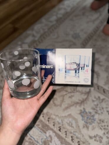 Стаканы Luminarc Lounge Club – набор из 4 штук. - Объем: 300 мл at lalafo.kg Стаканы Luminarc Lounge Club – набор из 4 штук. - Объем: 300 мл