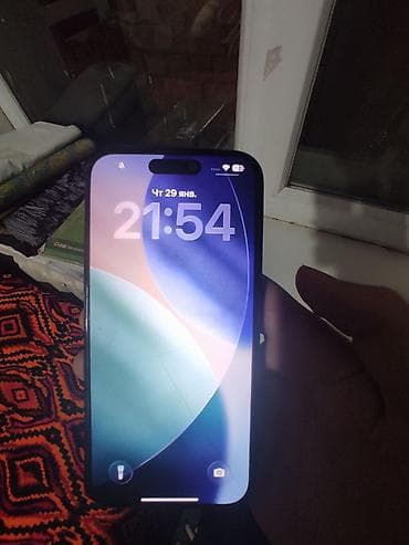 IPhone 15 Pro, Б/у, 128 ГБ, Черный, Защитное стекло, 88 % at lalafo.kg IPhone 15 Pro, Б/у, 128 ГБ, Черный, Защитное стекло, 88 %