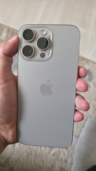 IPhone 15 Pro Max, Б/у, 256 ГБ, Серебристый, Коробка, 83 % at lalafo.kg IPhone 15 Pro Max, Б/у, 256 ГБ, Серебристый, Коробка, 83 %