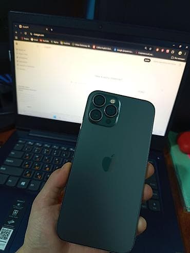 IPhone 12 Pro Max, Б/у, 256 ГБ, Графит, 73 % at lalafo.kg IPhone 12 Pro Max, Б/у, 256 ГБ, Графит, 73 %