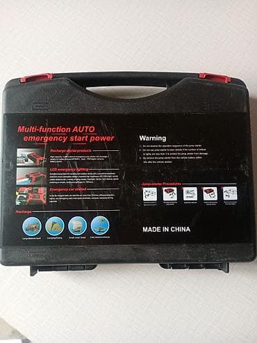 Многофункциональный пуско-зарядный устройство (Jump Starter) at lalafo.kg Многофункциональный пуско-зарядный устройство (Jump Starter)