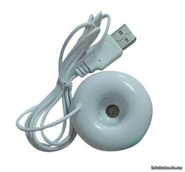 Увлажнитель воздуха от USB - Пончик, белый Использовать аксессуар at lalafo.kg Увлажнитель воздуха от USB - Пончик, белый Использовать аксессуар