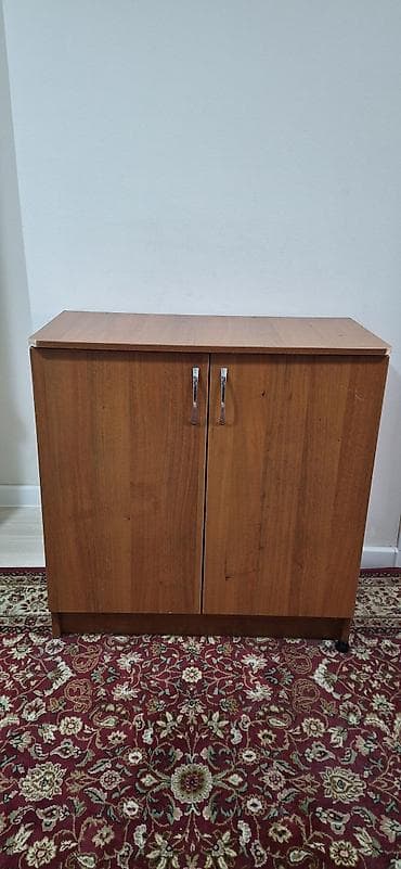 Офисная тумба, Б/у, ЛДСП, цвет - Коричневый at lalafo.kg Офисная тумба, Б/у, ЛДСП, цвет - Коричневый