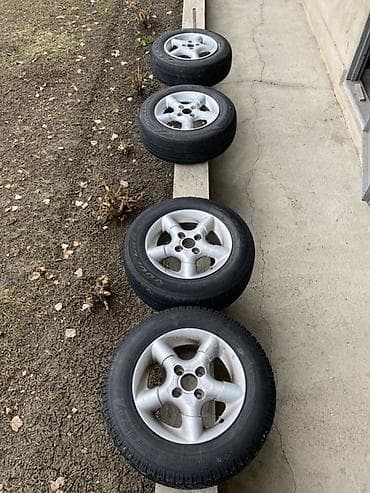 Колеса в сборе 185 / 70 / R 14, Всесезонная, Б/у, Комплект, Легковые, Литые, отверстий - 4 at lalafo.kg Колеса в сборе 185 / 70 / R 14, Всесезонная, Б/у, Комплект, Легковые, Литые, отверстий - 4