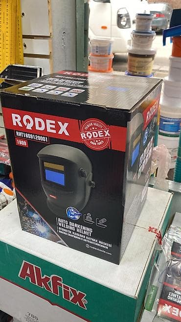 Ширетүүдө колдонулуучу беткап, Жаңы, Rodex, Автоматтык хамелеон чыпкалары lalafo.kg да — 3 Ширетүүдө колдонулуучу беткап, Жаңы, Rodex, Автоматтык хамелеон чыпкалары — 3