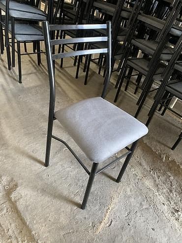 Кафе, ресторандар үчүн отургуч, Темир, түсү - Ак lalafo.kg да — 5 Кафе, ресторандар үчүн отургуч, Темир, түсү - Ак — 5