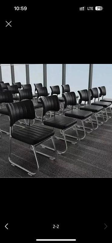 Офисный стул, Новый, цвет - Черный, Другой материал at lalafo.kg Офисный стул, Новый, цвет - Черный, Другой материал