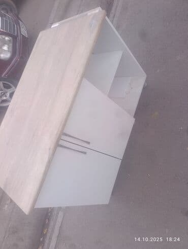 шкафы для пасуды: Шкаф для кухни и вытяжка 1метр at lalafo.kg — 2 шкафы для пасуды: Шкаф для кухни и вытяжка 1метр — 2