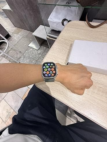 Apple Watch Ultra1 (модель A2622) - Корпус: титан - Размер: 49 мм - at lalafo.kg Apple Watch Ultra1 (модель A2622) - Корпус: титан - Размер: 49 мм -