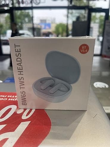 TWS-гарнитура BW65 (Bluetooth 5.4) - Беспроводная стереогарнитура at lalafo.kg TWS-гарнитура BW65 (Bluetooth 5.4) - Беспроводная стереогарнитура