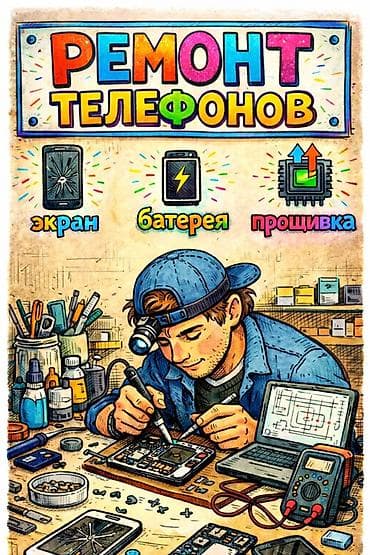 Ремонт телефонов - Замена экрана: устранение трещин, неработающего at lalafo.kg Ремонт телефонов - Замена экрана: устранение трещин, неработающего