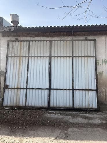 Откатные металлические ворота на роликах - Примерные габариты проёма at lalafo.kg Откатные металлические ворота на роликах - Примерные габариты проёма