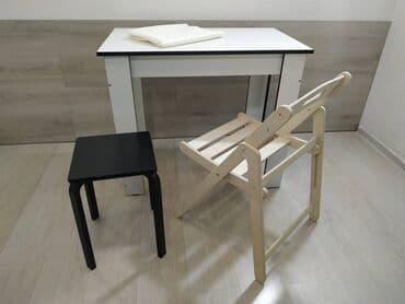 Столы по 4.000 сом стулья складные по 2.500 сом табуреты чёрные по at lalafo.kg Столы по 4.000 сом стулья складные по 2.500 сом табуреты чёрные по