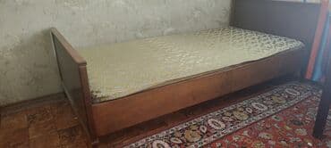 Односпальная деревянная кровать классического дизайна. - Размер at lalafo.kg Односпальная деревянная кровать классического дизайна. - Размер