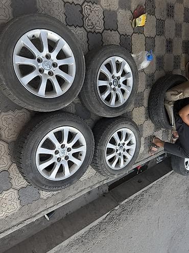 Комплект Toyota: оригинальные литые диски Только диски❗️есть обмен❗️ at lalafo.kg Комплект Toyota: оригинальные литые диски Только диски❗️есть обмен❗️