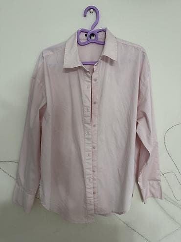 Женские рубашки, классический крой, длинный рукав, застёжка на at lalafo.kg Женские рубашки, классический крой, длинный рукав, застёжка на