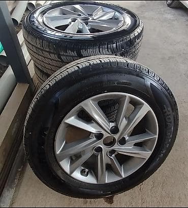 Колеса в сборе 215 / 60 / R 16, Лето, Комплект, Легковые, Литые, отверстий - 5 at lalafo.kg Колеса в сборе 215 / 60 / R 16, Лето, Комплект, Легковые, Литые, отверстий - 5