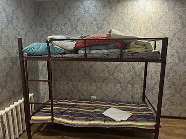 Офис эмереги: Двухъярусная металлическая кровать - Прочная сварная рама из металла lalafo.kg да — 1 Офис эмереги: Двухъярусная металлическая кровать - Прочная сварная рама из металла — 1