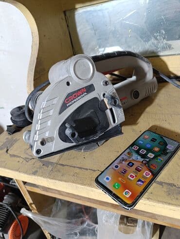 Штроборез Crown Professional (электрический) бу Бир жолу колдонулган at lalafo.kg Штроборез Crown Professional (электрический) бу Бир жолу колдонулган